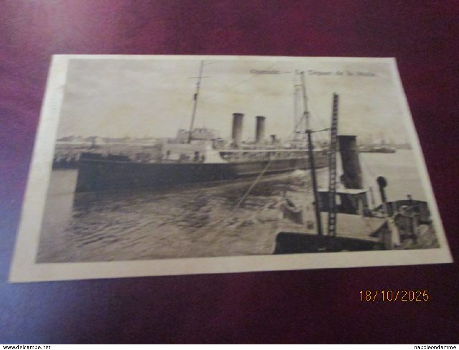 Oostende, Le depart de la Malle