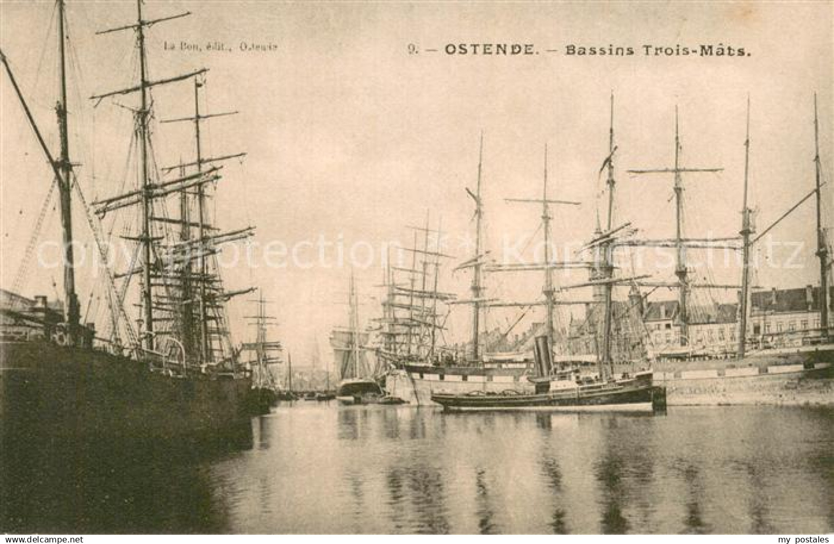 Oostende Ostende Bassins Trois Mats