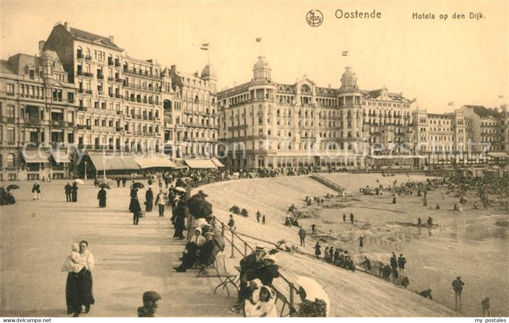 Oostende Ostende Hotels op den Dijk La Digue et les Hotels