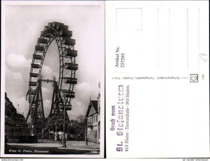 257295,Wien Leopoldstadt Prater Riesenrad