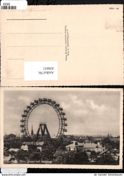 438611,Wien Leopoldstadt Prater Riesenrad
