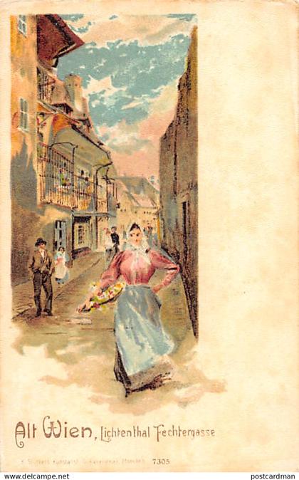 Österreich - Wien - Alt Wien Lichtenthal Fechtergasse - Verlag K. Stuckers 7305