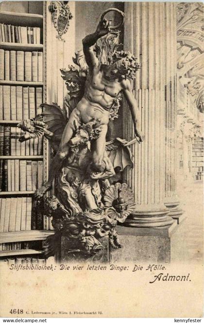 Admont: Stiftsbibliothek: Die vier letzten Dinge: Die Hölle