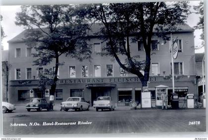 3943 Schrems - Hotel, Restaurant Rössler, Tankstelle, Auto - 50992795