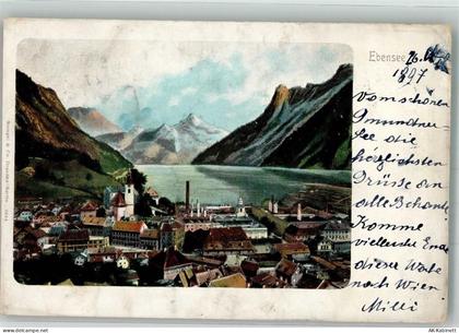 4802 Ebensee 1897 Lithographie - 38060632