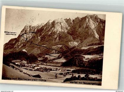 5450 Werfen 1927 Foto AK Tennengebirge - 38066110