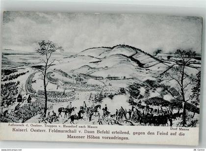 Aufmarsch der Truppen v. Hausdorf nach Maxen Anno 1759 Militär Österreic... - 10741244