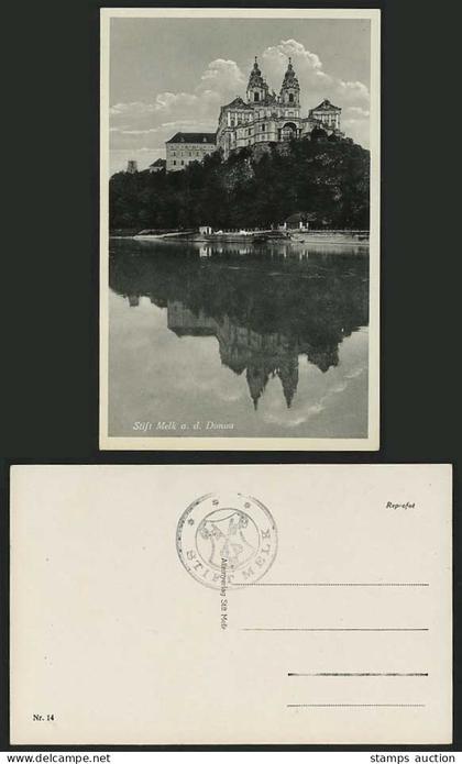 Austria Old B/W Postcard - MELK Stift Melk a. d. Donau