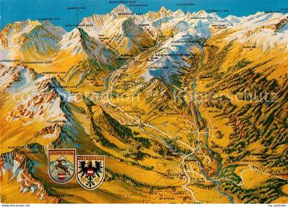Kleinwalsertal Panoramakarte