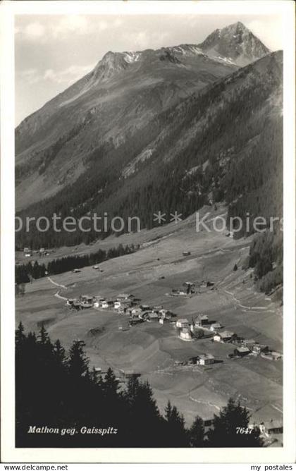 Mathon Tirol mit Gaisspitz