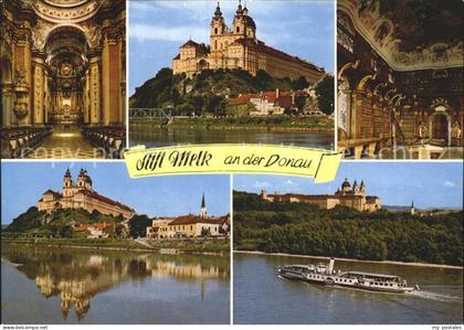 Melk Donau Stift Melk Hochaltar Teilansichten Donaudampfer