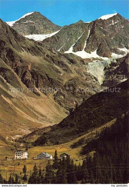 Mittelberg Pitztal Tirol Pitztal Talabschluss Innere-Schwarze-Schneid Linker-Fer
