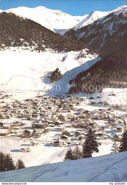 Nauders Tirol am Reschenpass Winterpanorama Alpen