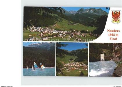 Nauders Tirol Total Windsurfer Holzbruecke