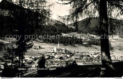 Sillian Tirol Panorama Durchblick vom Waldrand aus