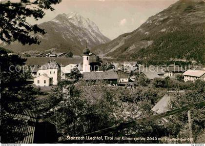 Stanzach Tirol Lechtal mit Klimmspitze