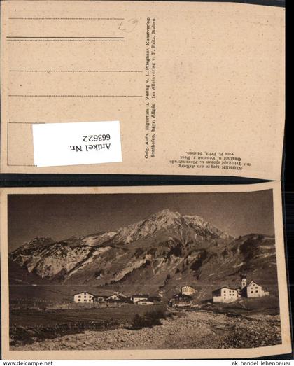 663622,Klösterle Stuben a. Arlberg Trittkopf Flexenstraße