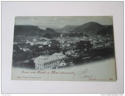 AK 1899 Gruss aus Bruck a. Mur (Steiermark) Edgar Schmidt, Dresden. Automat Hartwig & Co 1210