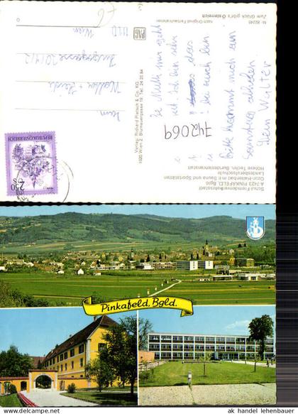 742069 Mehrbild AK Pinkafeld Hallenbad Landesberufsschule Höhere Techn. Bundeslehranstalt