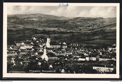 AK Pinkafeld, Burgenland, Totale des Ortes