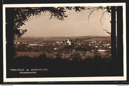 AK Pinkafeld, Gesamtansicht der Ortschaft im Burgenland