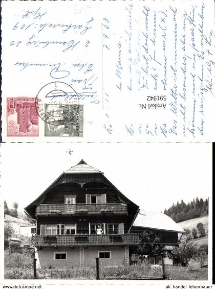 591942,tolle Foto-AK Feldkirchen in Kärnten Pension Haus