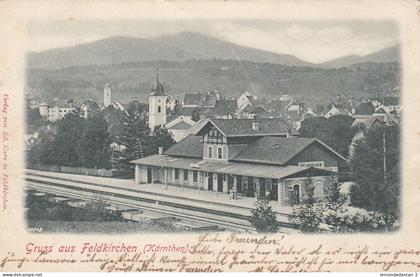 Gruss aus Feldkirchen - Bahnhof