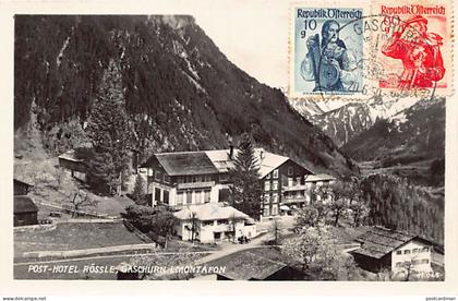 Österreich - GASCHURN - Post-Hotel Rössle