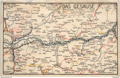 Das Gesäuse - Landkarte