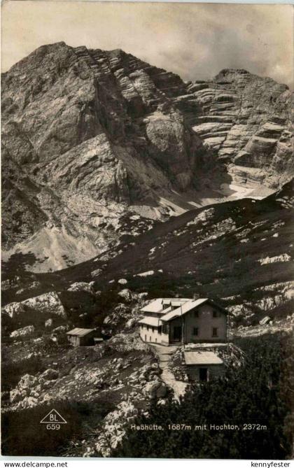Gesäuse/Steiermark - Gesäuse, Hesshütte mit Hochtor