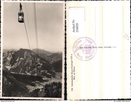 254028,Seilschwebebahn Seilbahn Ebensee Feuerkogel Blick auf Ebensee