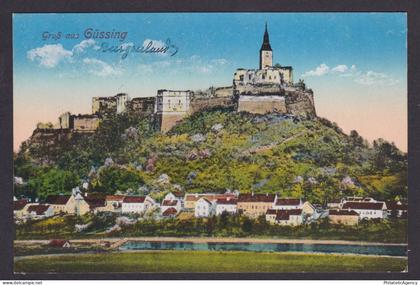 Vintage postcard, Austria Güssing, General view