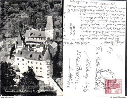 242410,Stadt Maissau Schloss Burg Fliegeraufnahme