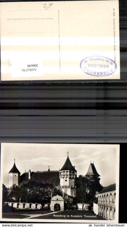 206640,Rosenburg-Mold Rosenburg i. Kamptale Turnierhof