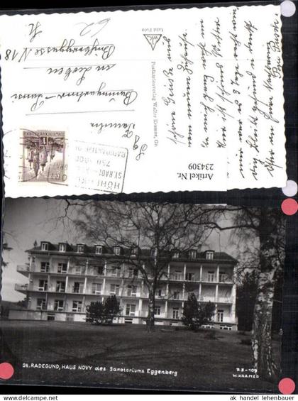 234309,St. Radegund Haus Novy des Sanatoriums Eggenberg