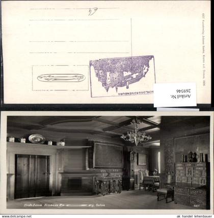 269346,Rosenburg-Mold Schloss Rosenburg Innenansicht Salon