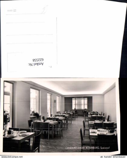 622558,Foto Ak Genesungsheim Rosenburg Rosenburg-Mold Speisesaal
