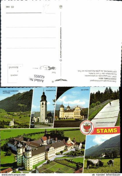 622055,Mehrbild Ak Stams Stift Stams Pfarrkirche Maria Locherboden