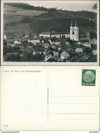 Ansichtskarte Gurk (Kärnten) Krka Stadtpartie 1936