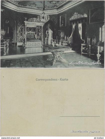 Ansichtskarte Spittal an der Drau Schloss Portia, Kaiserzimmer 1914
