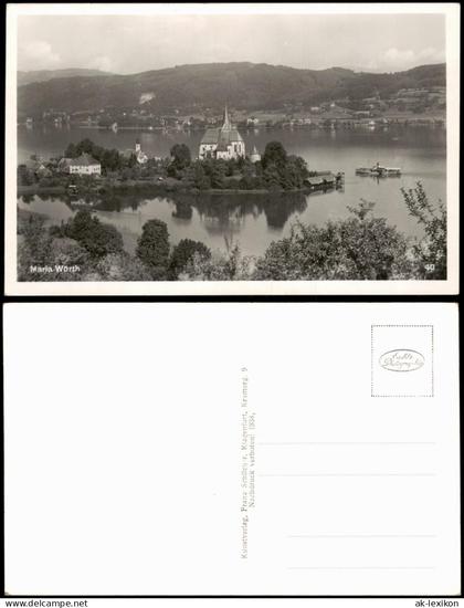 Maria Wörth Otok Panorama-Ansichten Maria Wörth - Seeblick 1938