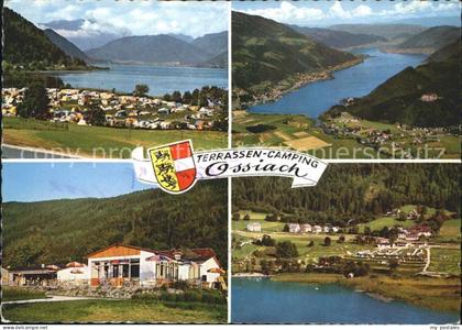 Ossiach Fliegeraufnahme Terrassen-Camping