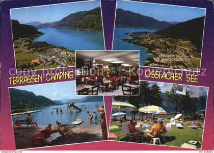 Ossiach Fliegeraufnahme Terrassen Camping