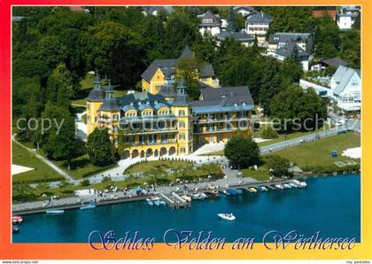 Velden Woerthersee Schloss Velden Fliegeraufnahme