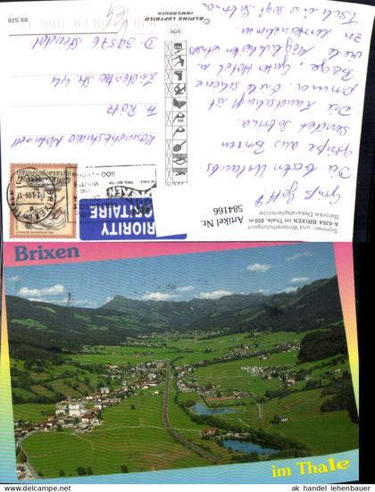 584166,Brixen im Thale Totale pub Alpine Luftbild 89528