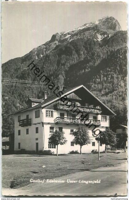 Unter-Längenfeld - Gasthof Edelweiss - Foto-Ansichtskarte