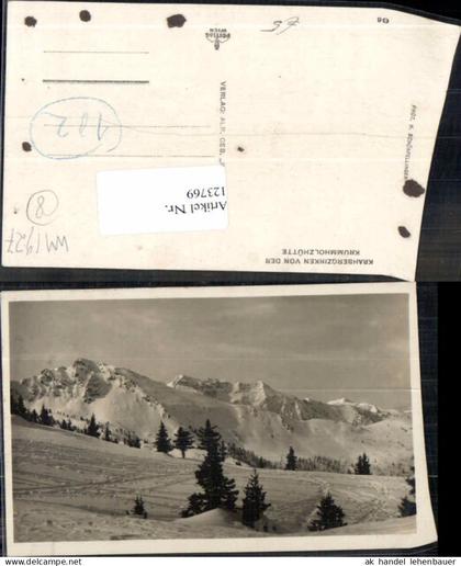 123769,Krahbergzinken Krummholzhütte Rottenmann Liezen Krummholz