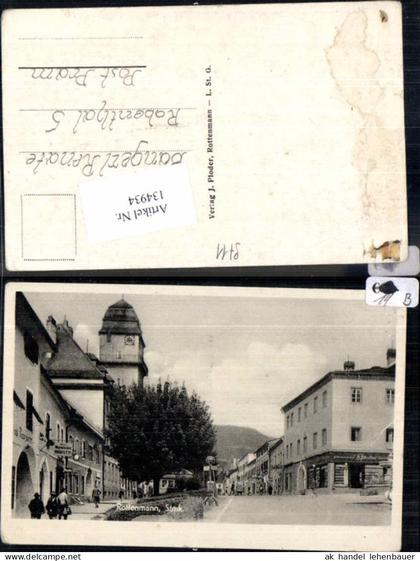 134934,Rottenmann Strassenpartie im Ort