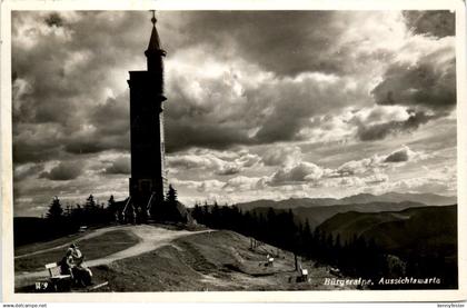 Mariazell/Steiermark - Mariazell, Bürgeralpe - Aussichtswarte