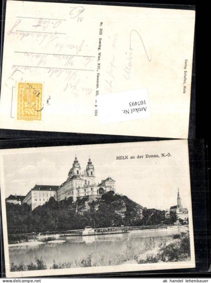 107493,Melk a.d. Donau Wachau Stift Dampfer Wachau